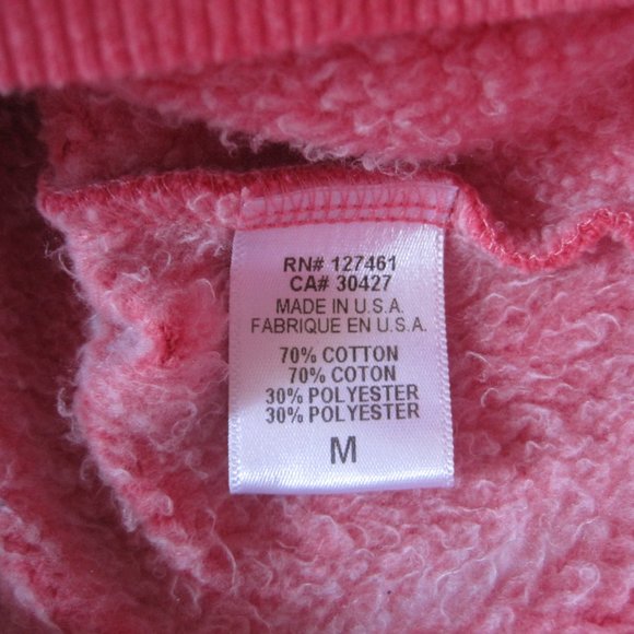 Wildfox Couture Lip Service Sweatshirt Red Boxy Pullover Sweater Top M - Picture 9 of 13